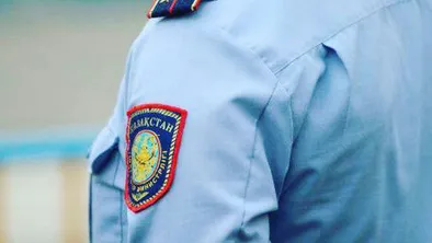 Погоны казахстанского полицейского