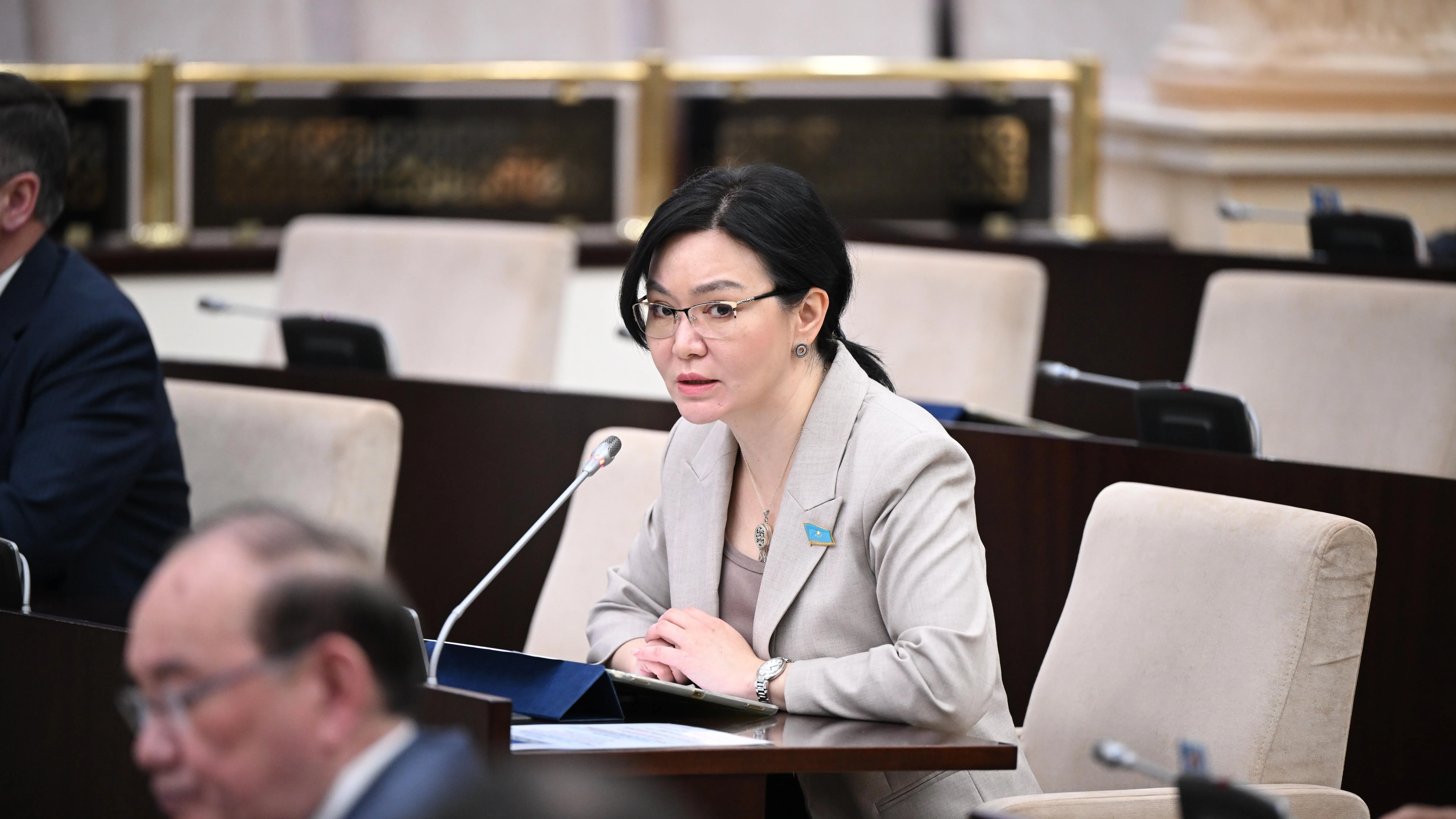 Депутат Сената Казахстана Жанна Асанова фото на taspanews.kz от 30 мая 2024 18:08