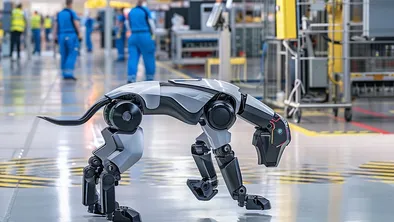 Роботизированная собака SpOTTO следит за порядком на заводе BMW