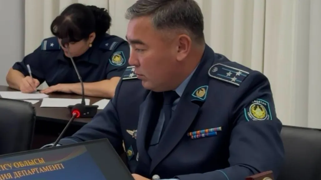 Дияс Молдабергенов на встрече в департаменте полиции Жетысу фото на taspanews.kz от 03 июня 2024 09:44