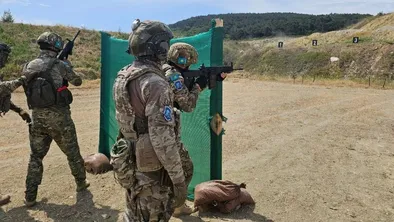 Казахстанские десантники на учениях EFES-2024