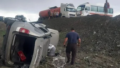 Авария произошла на трассе «Алматы-Екатеринбург»