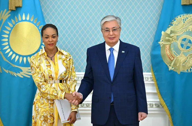 Президент Казахстана принял личного представителя президента Республики Конго по стратегическим вопросам фото taspanews.kz от 06/10/2024 13:01:08 фото на taspanews.kz от 10 июня 2024 13:01