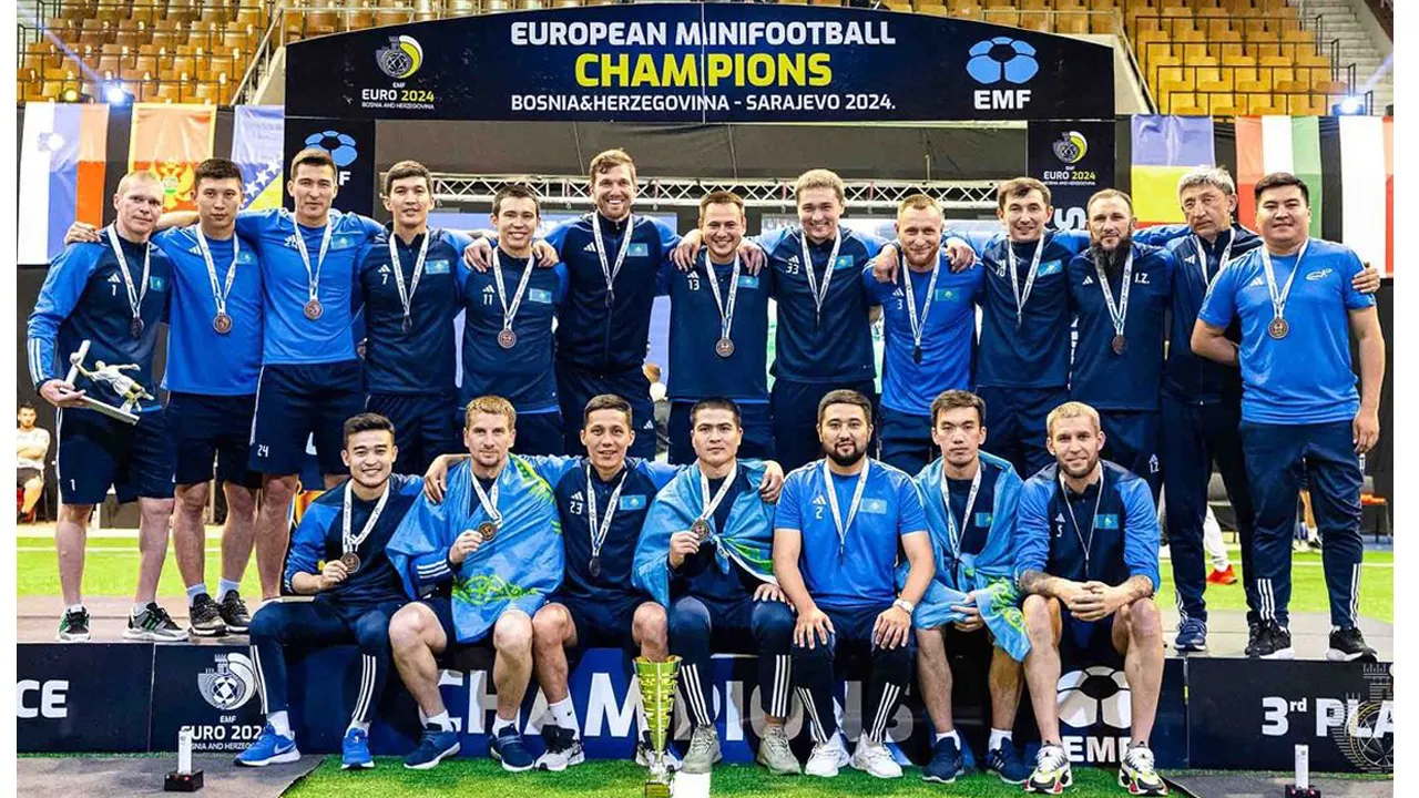 Казахстанская команда завоевала бронзу на чемпионате Европы по мини-футболу фото taspanews.kz от 06/10/2024 17:10:24 фото на taspanews.kz от 10 июня 2024 17:10