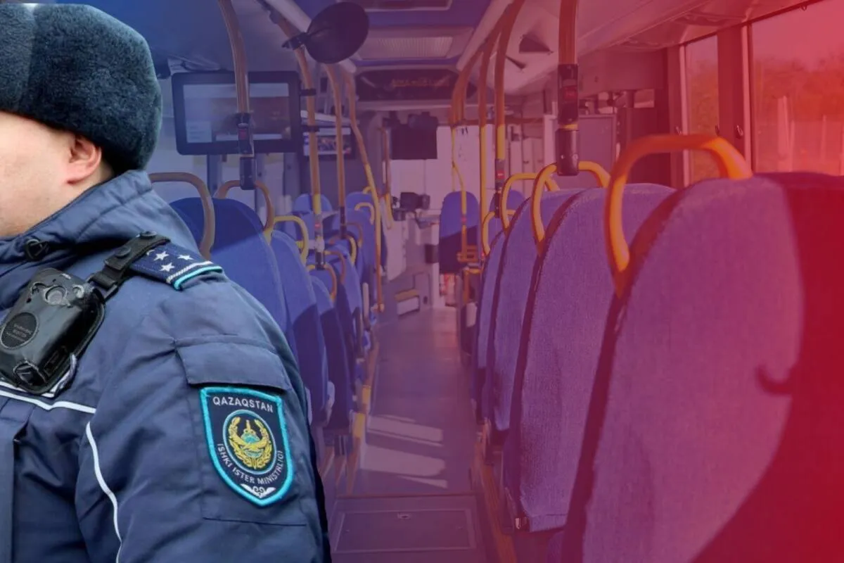 В Актюбинской области сотрудники полиции задержали перегруженный автобус фото taspanews.kz от 06/12/2024 12:28:18 фото на taspanews.kz от 12 июня 2024 12:28