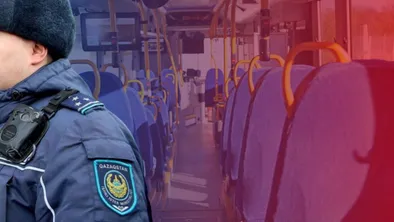В Актюбинской области сотрудники полиции задержали перегруженный автобус фото taspanews.kz от 06/12/2024 12:28:18