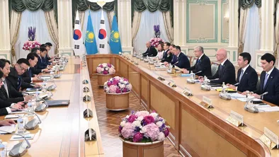 Касым-Жомарт Токаев провел переговоры с президентом Южной Кореи Юн Сок Ёлем фото taspanews.kz от 06/12/2024 13:26:58