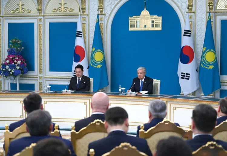 Эффективное стратегическое партнерство между Казахстаном и Кореей фото taspanews.kz от 06/12/2024 15:17:23 фото на taspanews.kz от 12 июня 2024 15:17