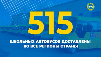 В регионы Казахстана доставлены новые школьные автобусы фото taspanews.kz от 06/12/2024 16:07:54