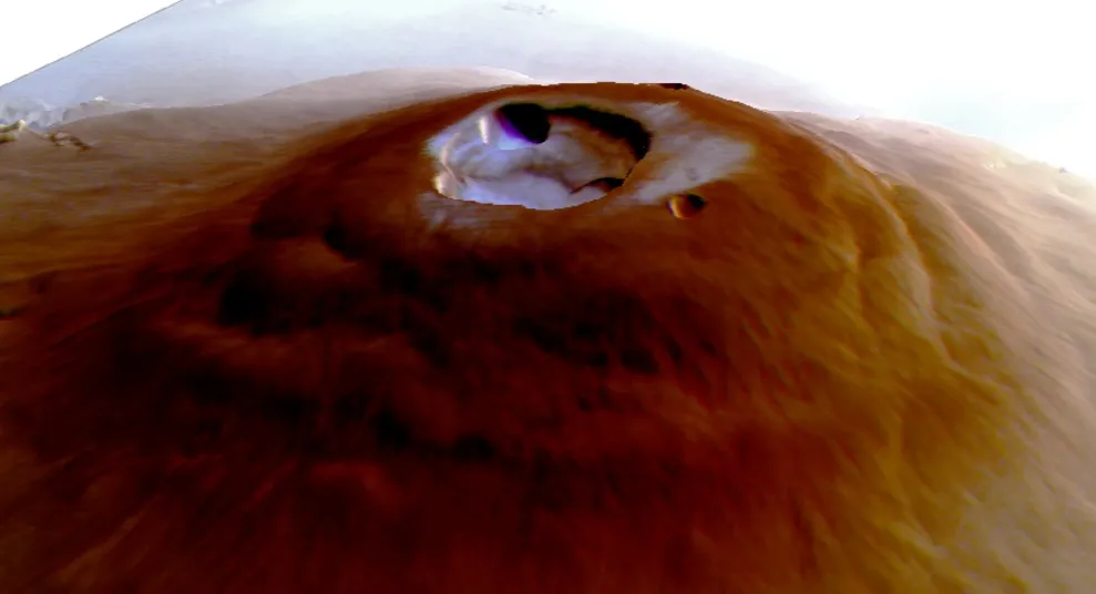 На Марсе в тропиках нашли ледяные вулканы фото на taspanews.kz от 14 июня 2024 11:17