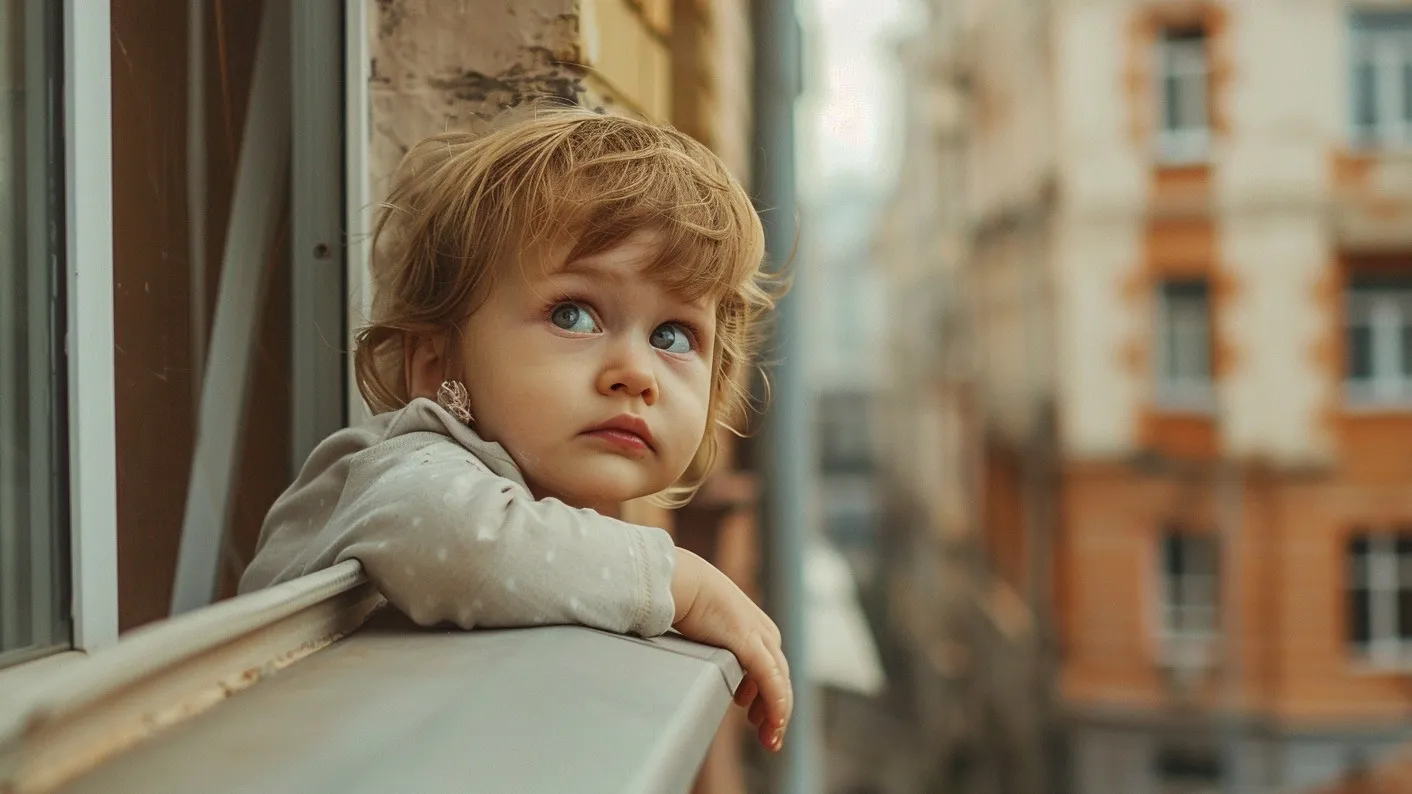 ребенок смотрит из окна фото на taspanews.kz от 14 июня 2024 12:14
