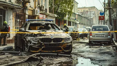 Москвич поджег BMW M4 соседа из-за неправильной парковки