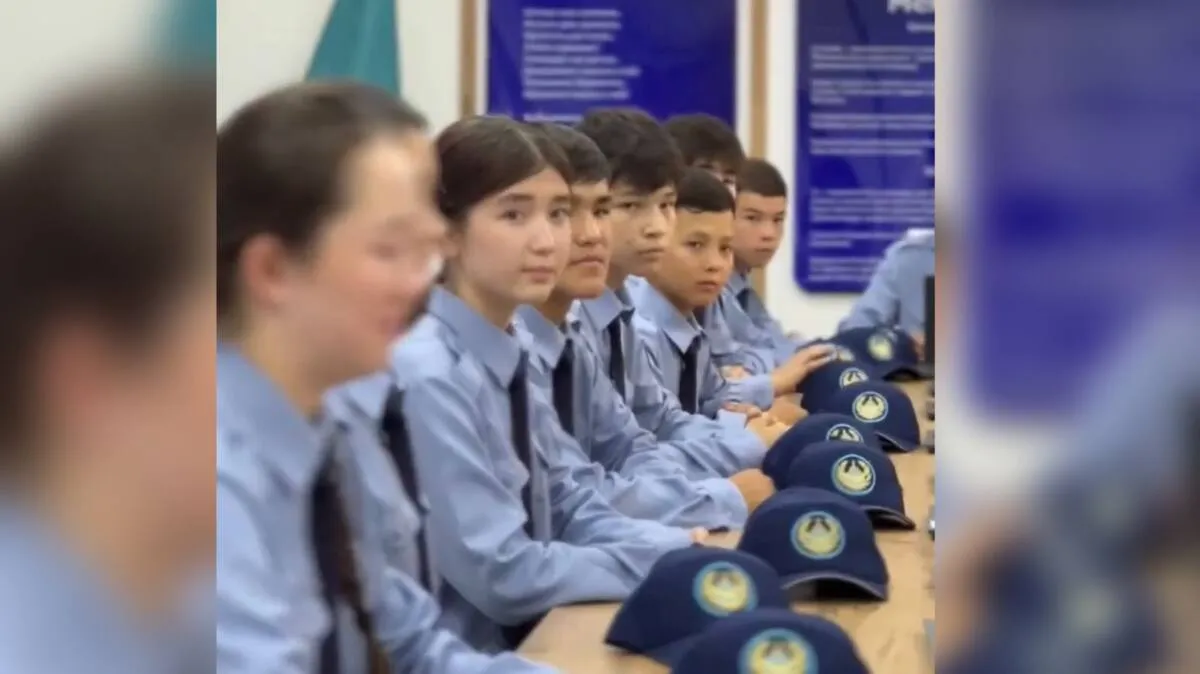 75 школьников стали кадетами в Шымкенте фото taspanews.kz от 06/21/2024 14:52:03 фото на taspanews.kz от 21 июня 2024 14:52