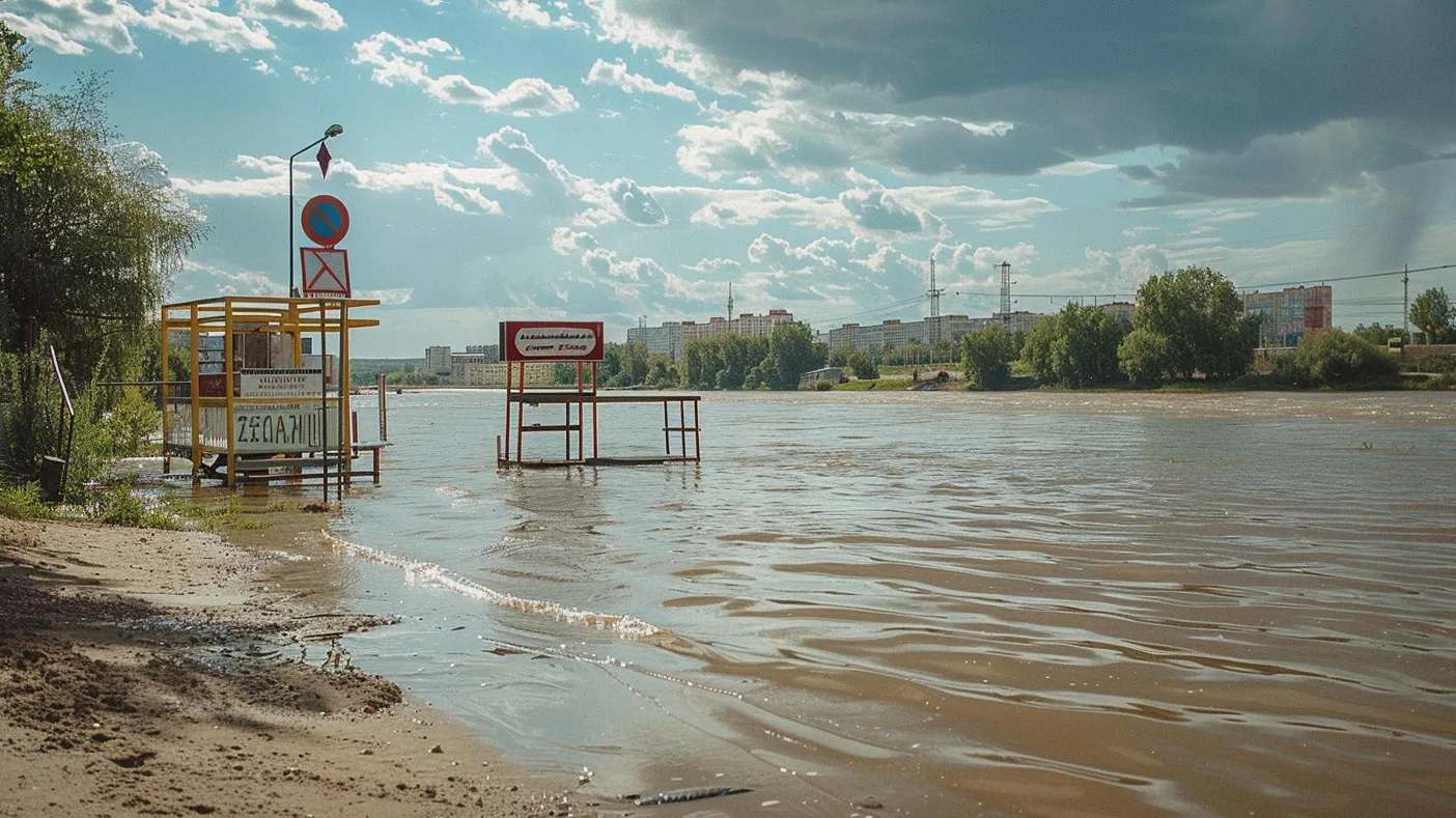 Атырауские спасатели запретили плавание в реке Жайык фото на taspanews.kz от 24 июня 2024 15:56