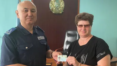 Благодарность жительницы СКО: полицейские помогли с получением удостоверения фото taspanews.kz от 06/25/2024 11:35:46