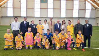 В Астане представили инициативу UNI Football League для детей с особыми потребностями