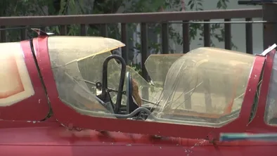 В Актобе еще до открытия вандалы разгромили музей авиатехники