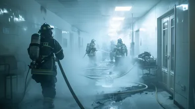 Больница загорелась в Шахтинске