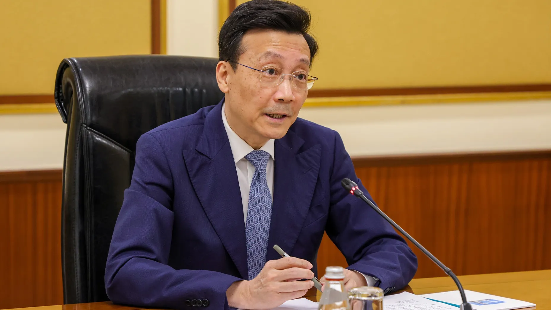 Китайский посол в Казахстане Чжан Сяо фото на taspanews.kz от 03 июля 2024 10:23