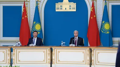 Токаев и Си Цзиньпин приняли участие в торжественной церемонии открытия ряда объектов фото taspanews.kz от 07/03/2024 18:44:50