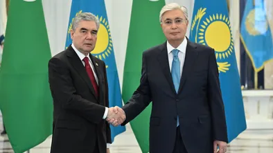 Встреча лидеров Казахстана и Туркменистана: обсуждение важнейших вопросов сотрудничества фото taspanews.kz от 07/04/2024 21:31:04
