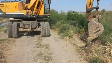 В Туркестанской области обнаружили повреждение дамбы и предотвратили аварию фото taspanews.kz от 07/05/2024 08:09:47