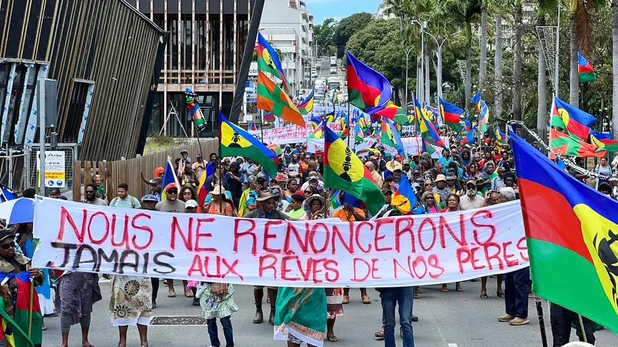 New Caledonia protests фото на taspanews.kz от 10 июля 2024 14:18