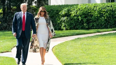 Melania Trump and Donald Trump