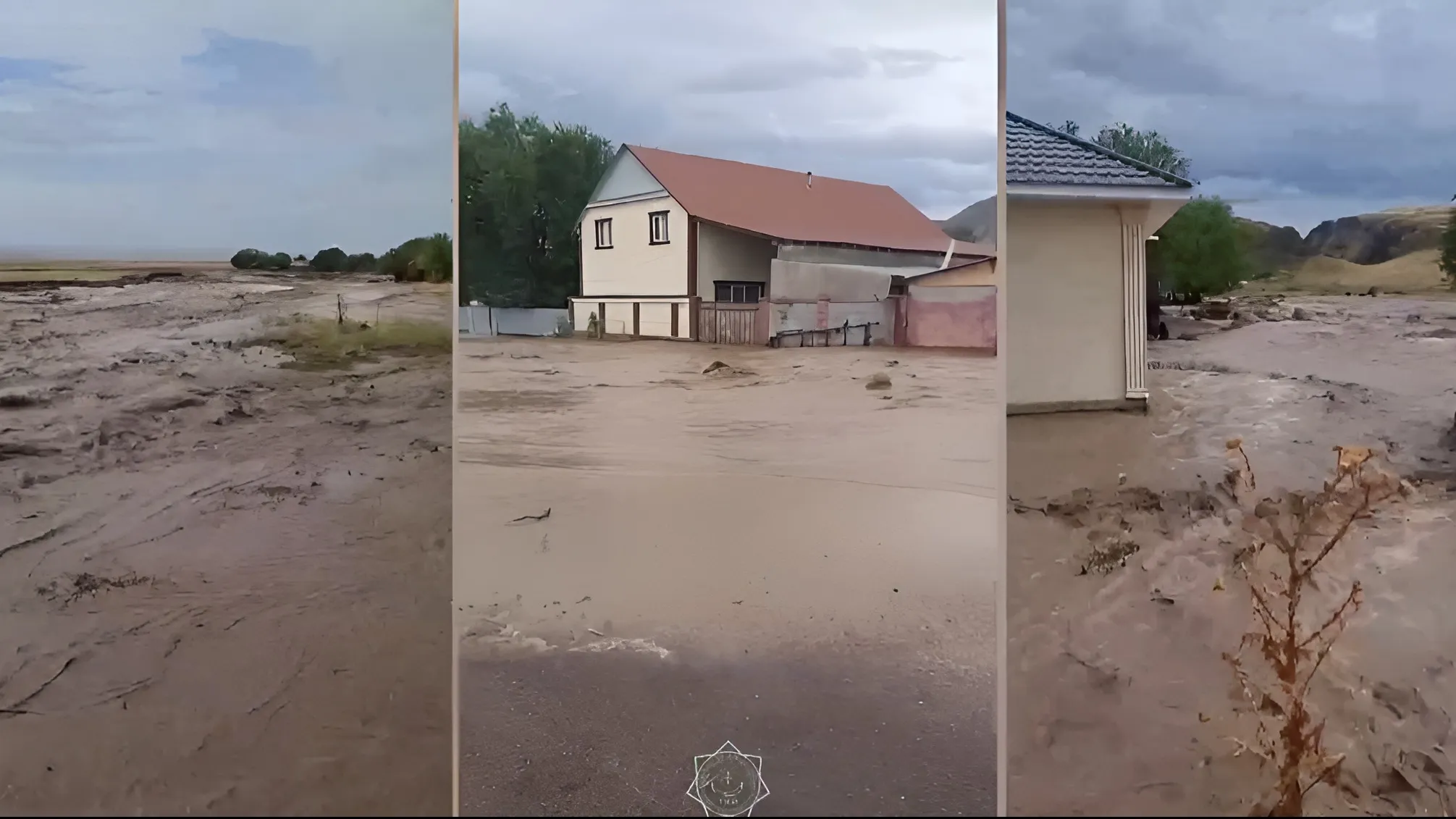 Из-за склонового стока подтопило дома в Алматинской области фото на taspanews.kz от 16 июля 2024 08:29