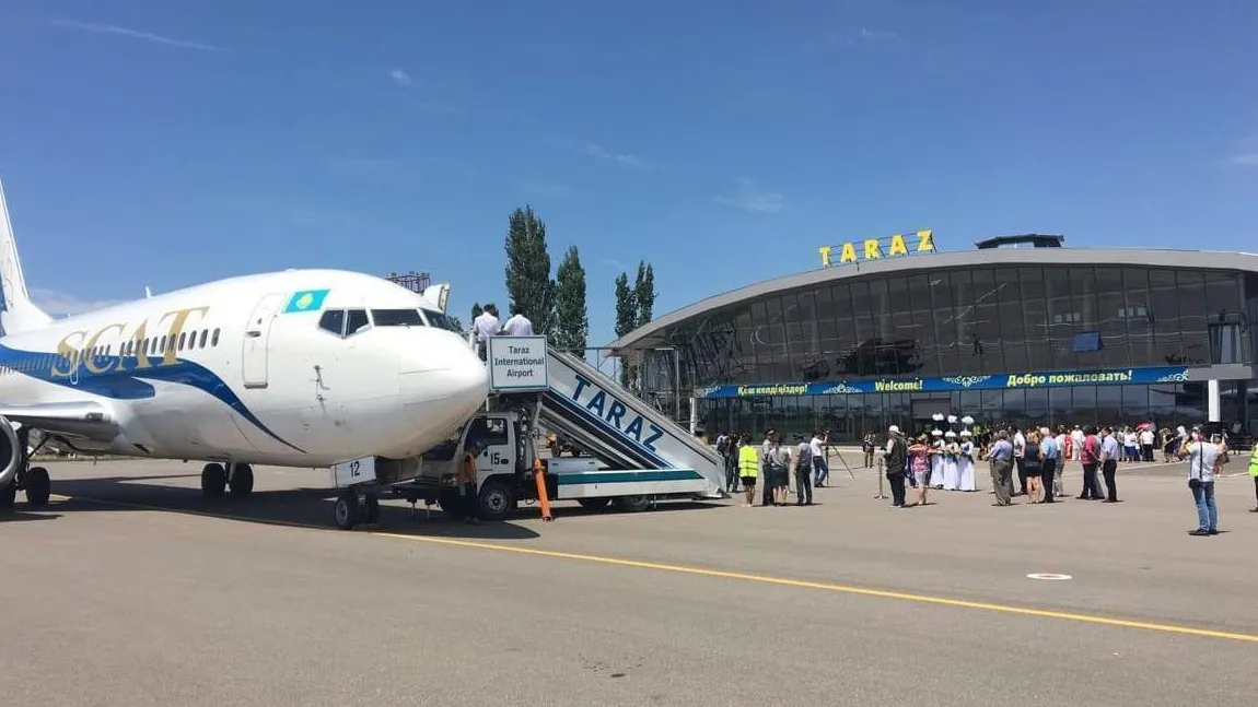 В аэропорту Тараза арестовали пьяного и агрессивного гражданина РФ фото на taspanews.kz от 16 июля 2024 19:34