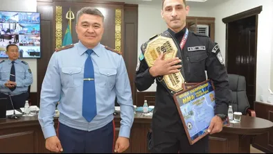 СҚО полицейлері MMA әлем чемпионатында алтын медаль жеңіп алды