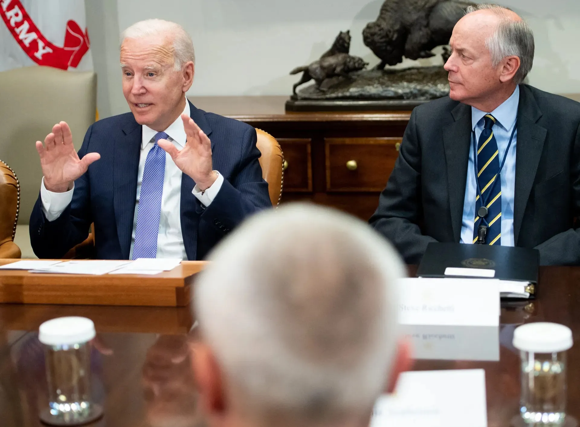 Joe Biden and Steve Ricchetti фото на taspanews.kz от 22 июля 2024 10:50