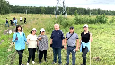 В Северо-Казахстанской области прошел субботник в рамках акции «Таза Қазақстан» фото taspanews.kz от 07/22/2024 11:33:10