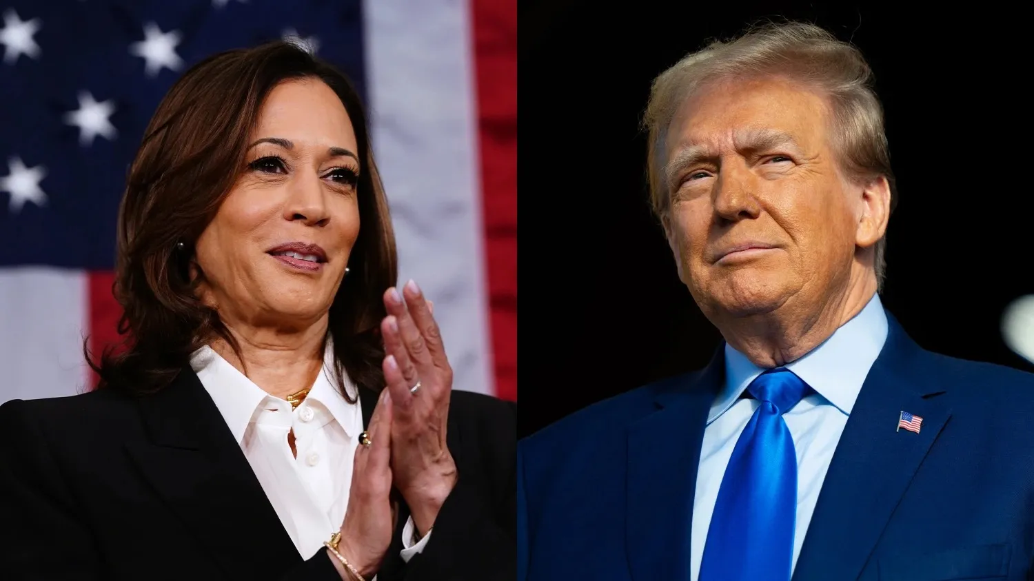 Kamala Harris and Donald Trump  фото на taspanews.kz от 23 июля 2024 09:52