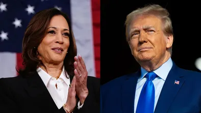 Kamala Harris and Donald Trump 