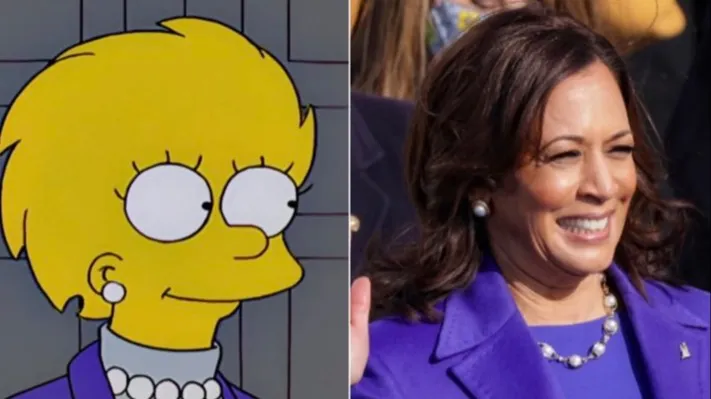 Kamala Harris and Simpsons фото на taspanews.kz от 24 июля 2024 12:04