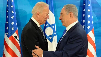 Joe Biden and Natanyahu