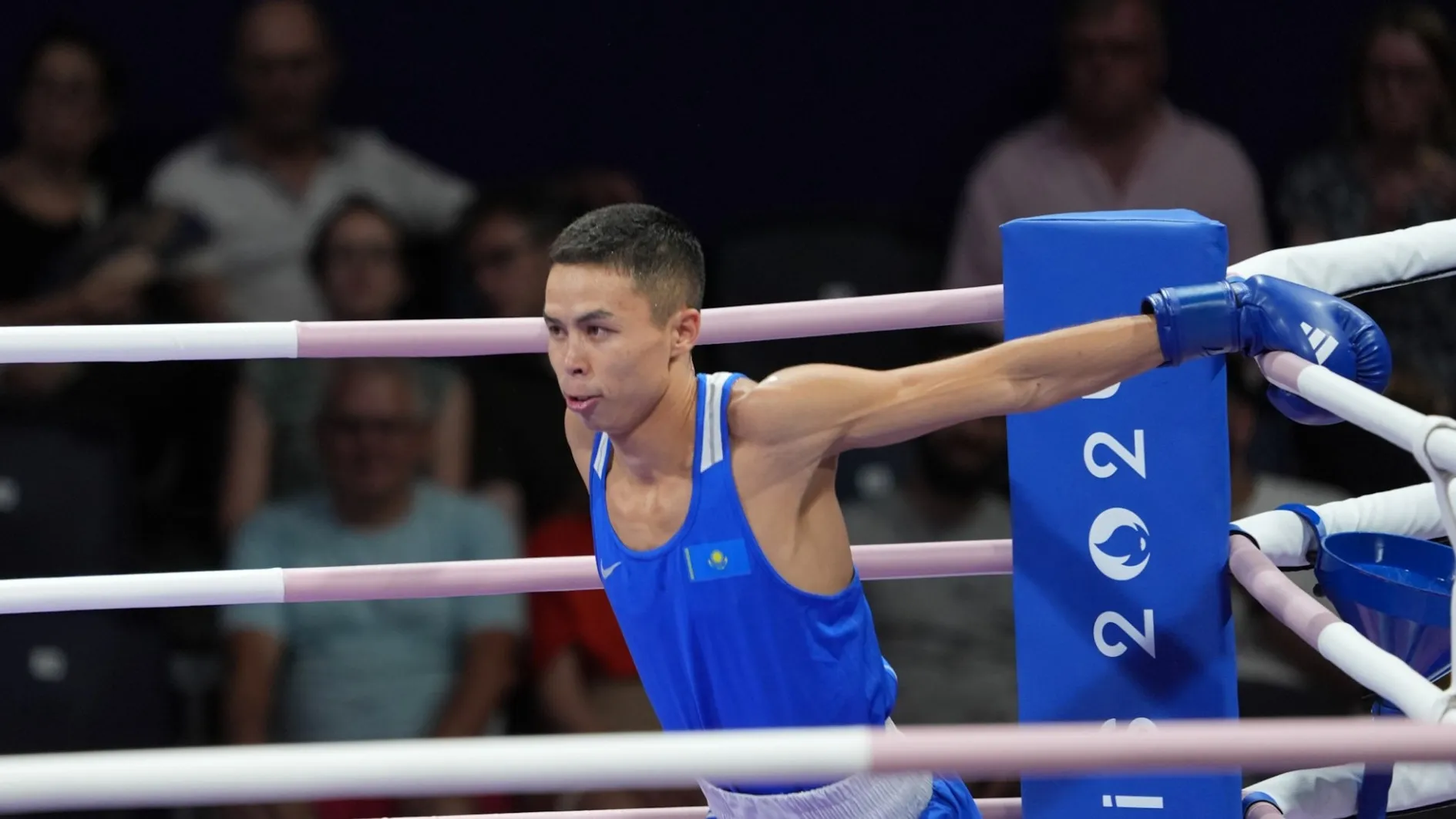 Сакен Бибосынов побеждает чемпиона Европы и выходит в четвертьфинал Олимпиады-2024 фото на taspanews.kz от 30 июля 2024 23:30