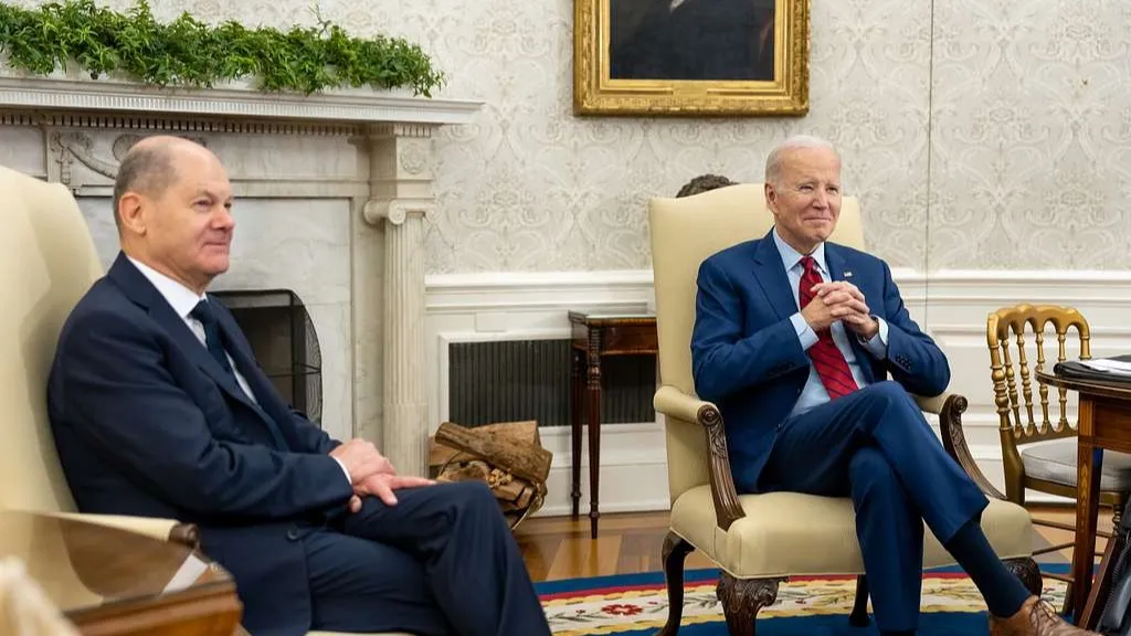 Olaf Scholz and Joe Biden  фото на taspanews.kz от 02 августа 2024 11:59