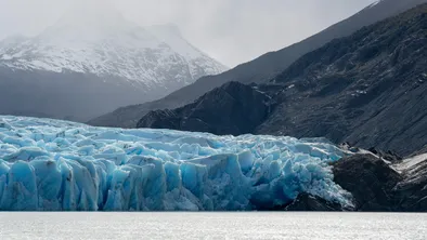 glaciers in the Andes