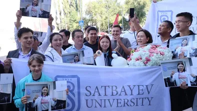 Satbayev University өз студентін — Олимпиада жүлдегері Александра Лені қарсы алды