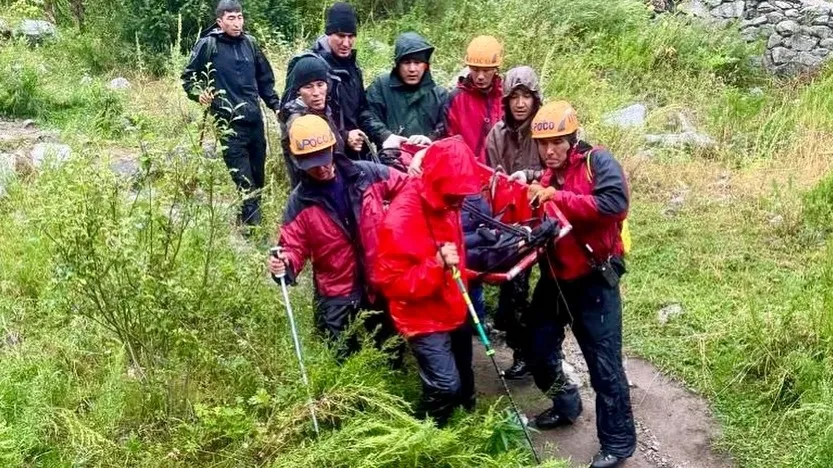 В горах Алматинской области погиб пожилой человек фото на taspanews.kz от 07 августа 2024 13:22