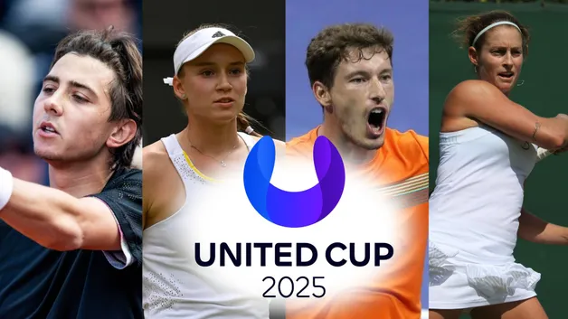 Shevchenko/Rybakina vs Carreño Busta/Cavallé-Reimers United Cup 2025