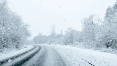 метель, трасса