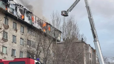 пожар в Астане