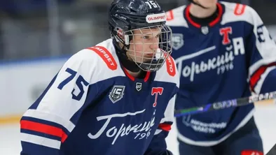 Воспитанник «Барыса» провел свой первый матч в ВХЛ в 17 лет
