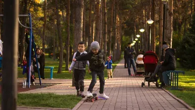 дети в парке