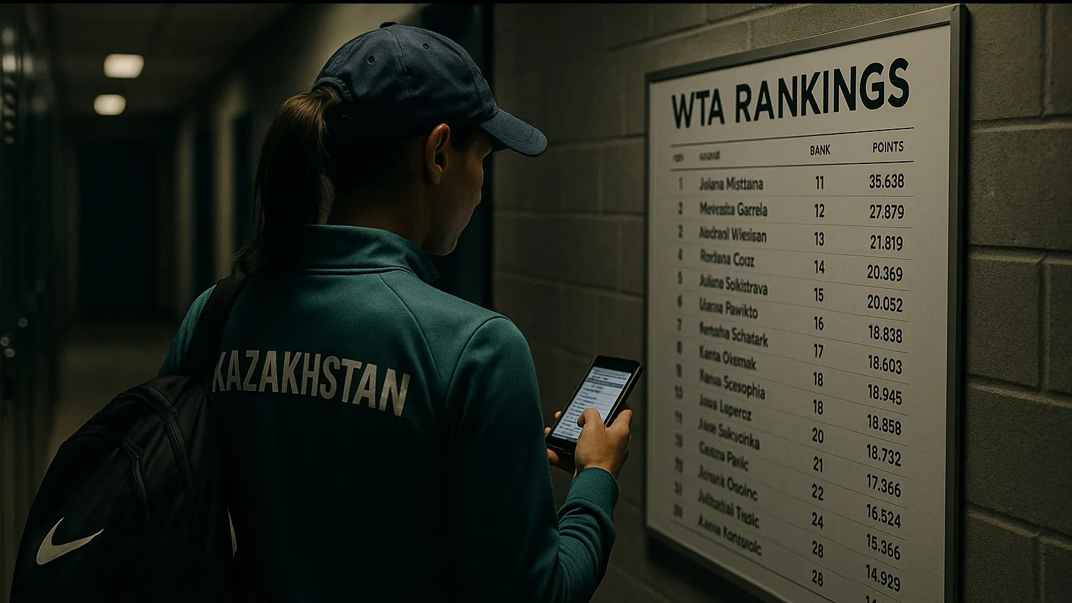 9 казахстанок в списке WTA фото на taspanews.kz от 05 мая 2025 11:24