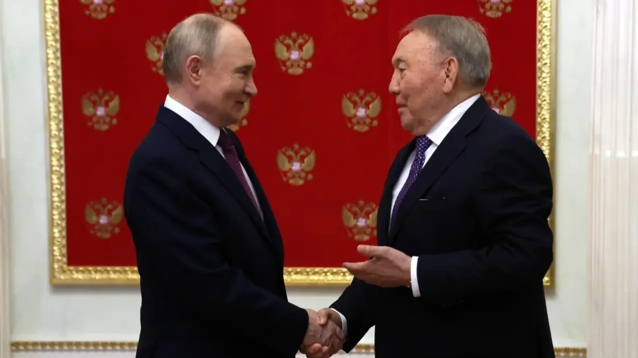 Назарбаев и Путин провели личную встречу в Кремле фото на taspanews.kz от 30 мая 2025 08:27