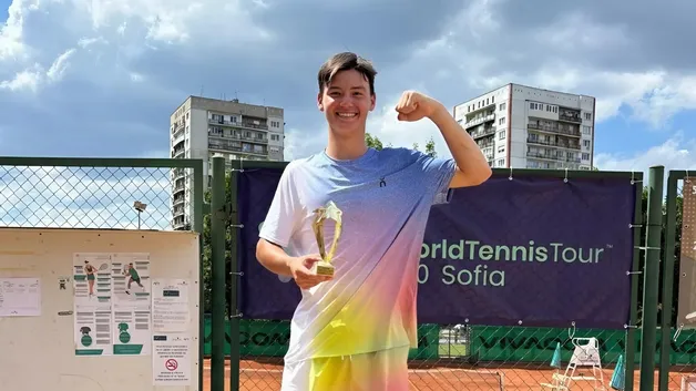 Юный казахстанский теннисист выиграл первый титул ITF в Болгарии